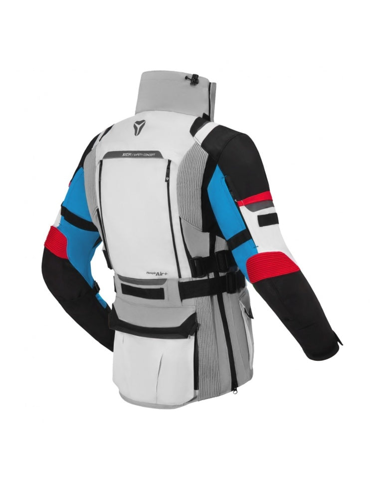Geaca moto SECA Arrakis III Grey/Blue/Red