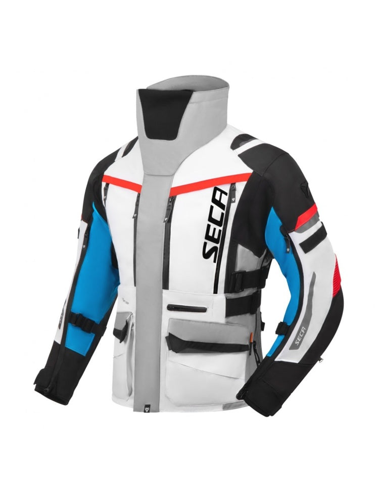 Geaca moto SECA Arrakis III Grey/Blue/Red