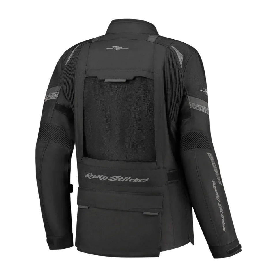 Geaca moto touring Rusty Stitches Cliff Black