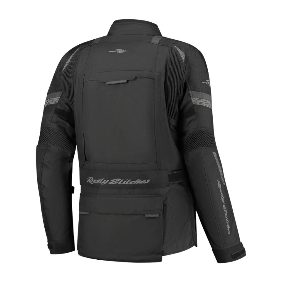 Geaca moto touring Rusty Stitches Cliff Black