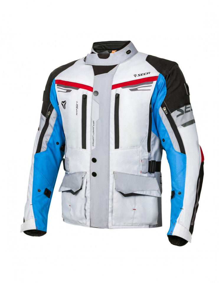 Geaca moto touring SECA ARRAKIS II GREY / BLUE / RED