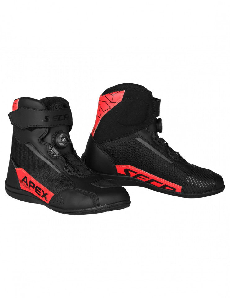 Ghete moto SECA Apex Pro Black/Red