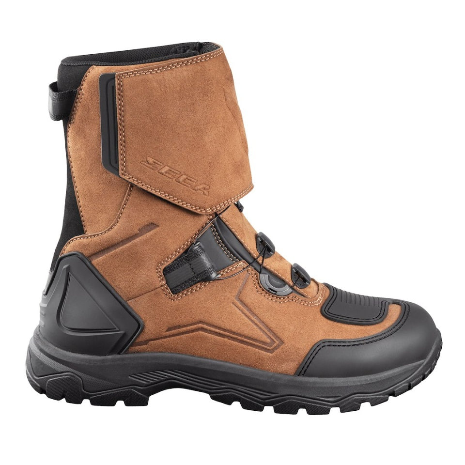 Ghete moto touring SECA X-ADV Brown