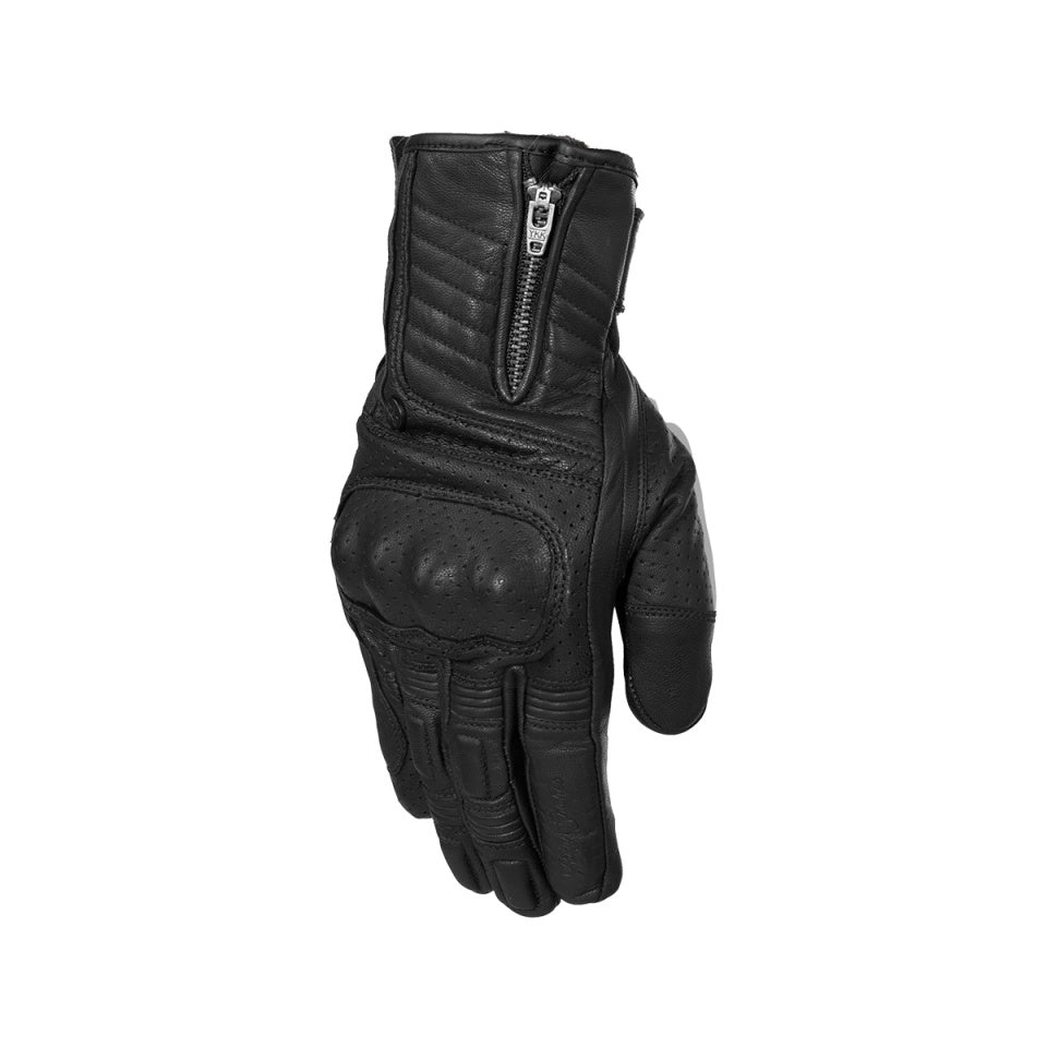 Manusi moto piele Rusty Stitches Simon black
