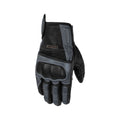 Manusi moto piele Rusty Stitches Zeke black/Grey