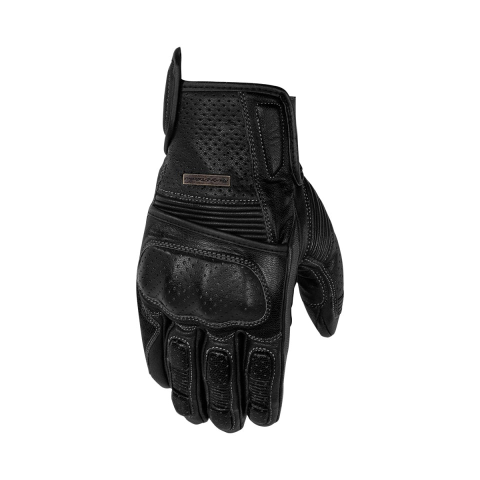 Manusi moto piele Rusty Stitches Zeke black
