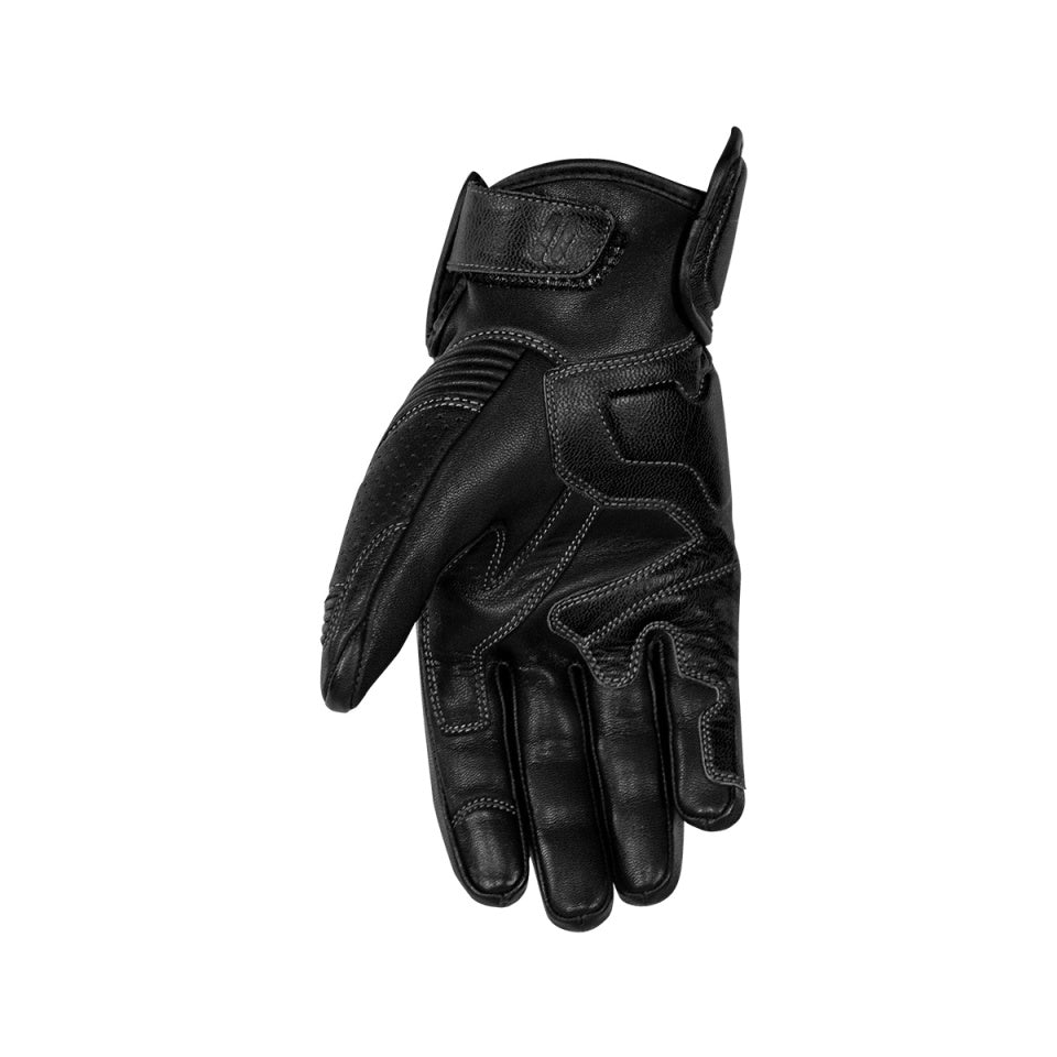 Manusi moto piele Rusty Stitches Zeke black