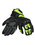 Manusi moto piele SECA Atom Galben Fluo