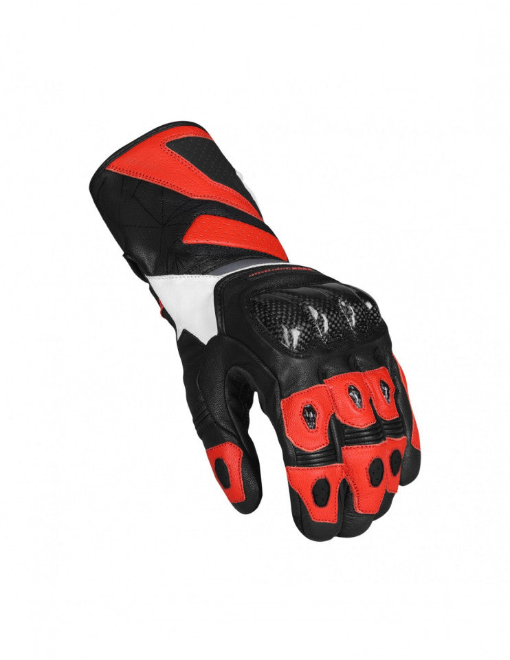 Manusi moto piele SECA Atom Red