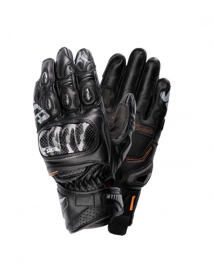Manusi moto piele SECA Trackday short