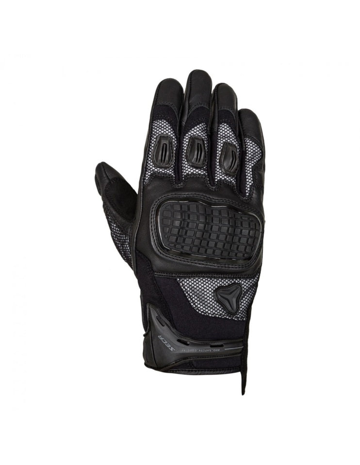Manusi moto SECA CONTROL FLASH piele/textil