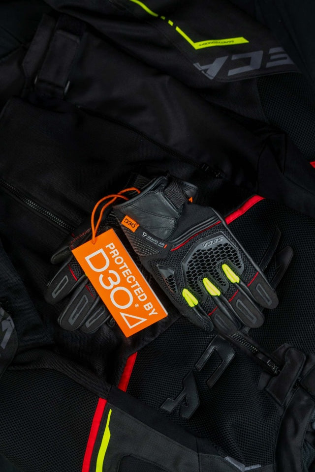 Manusi moto SECA Gravel Black/Grey/Yellow
