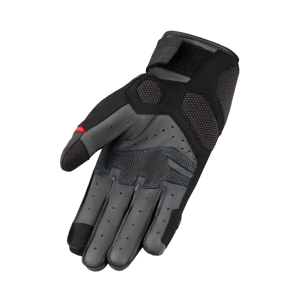 Manusi moto SECA Gravel Grey/Blue/Red