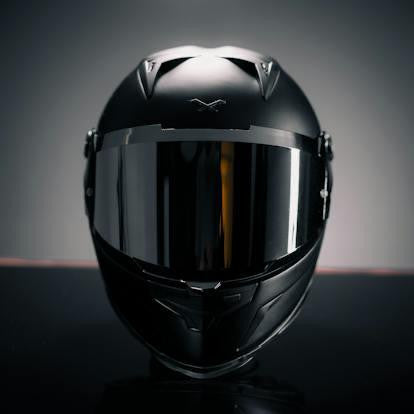 NEXX X.R2 Plain Black Silver Edition