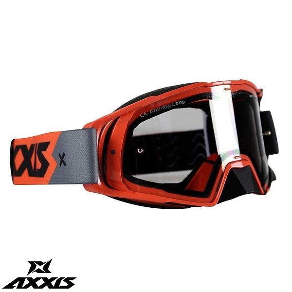 Ochelari Axxis Off road (cross-enduro) MX EVO Strap A4 orange - culoare: portocaliu