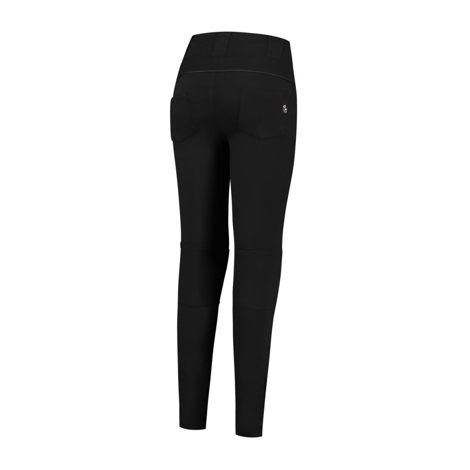 Pantaloni moto femei Rusty Stitches Claudia V2 Black (protectii incluse)