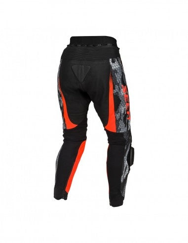 Pantaloni moto piele SECA SRS II BLACK/RED