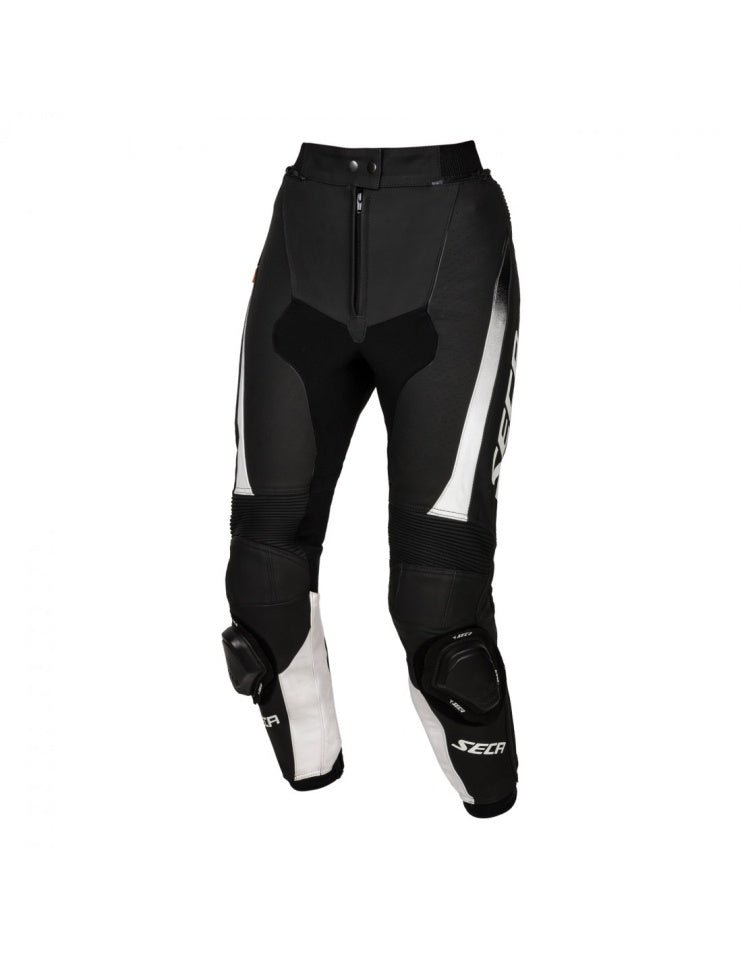 Pantaloni moto piele SECA SRS II negru / femei