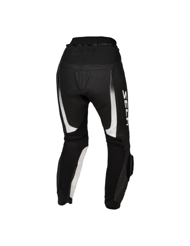 Pantaloni moto piele SECA SRS II negru / femei