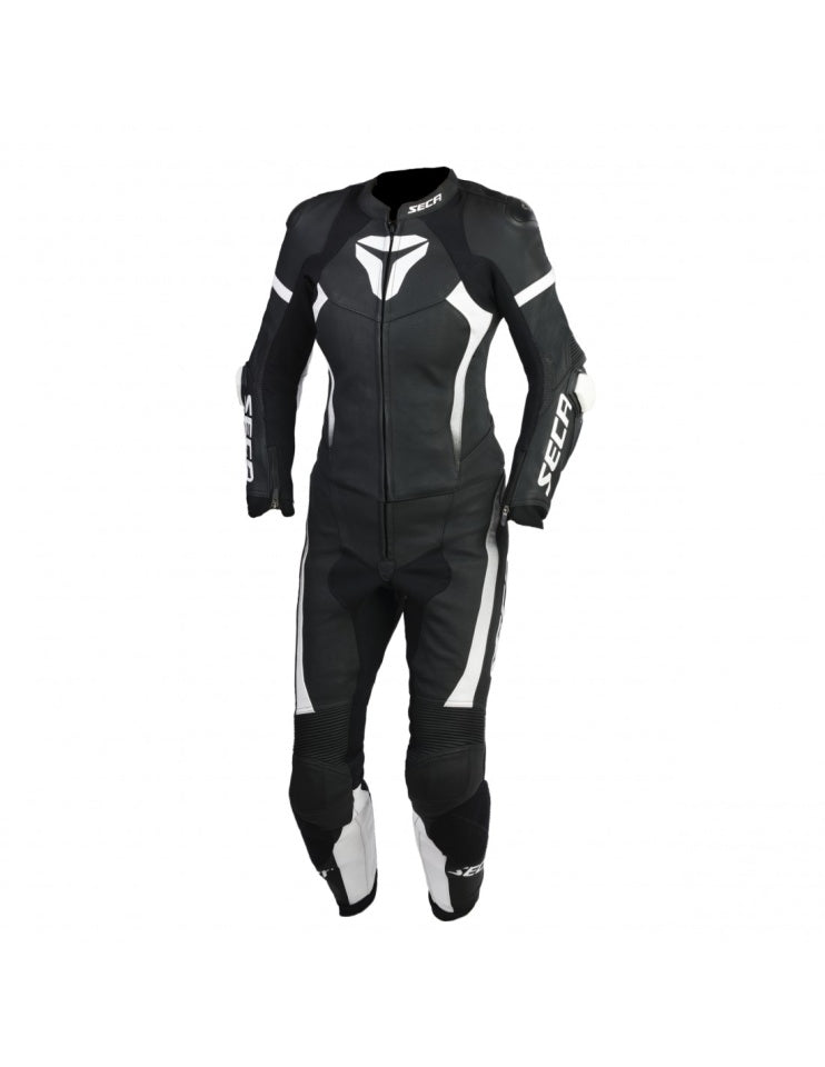 Pantaloni moto piele SECA SRS II negru / femei