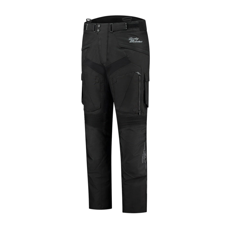 Pantaloni Moto Rusty Stitches Cliff Black Regular