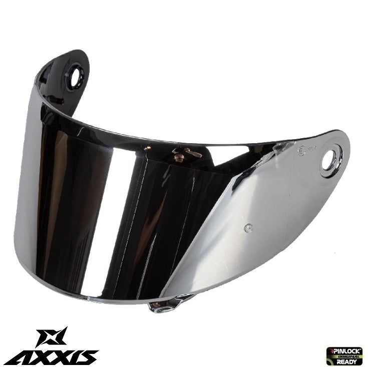 Viziera argintie (tip oglinda) casca integrala Axxis Draken S - tip MT-V-18C - compatibil cu modelul nou de casca Axxis Draken S