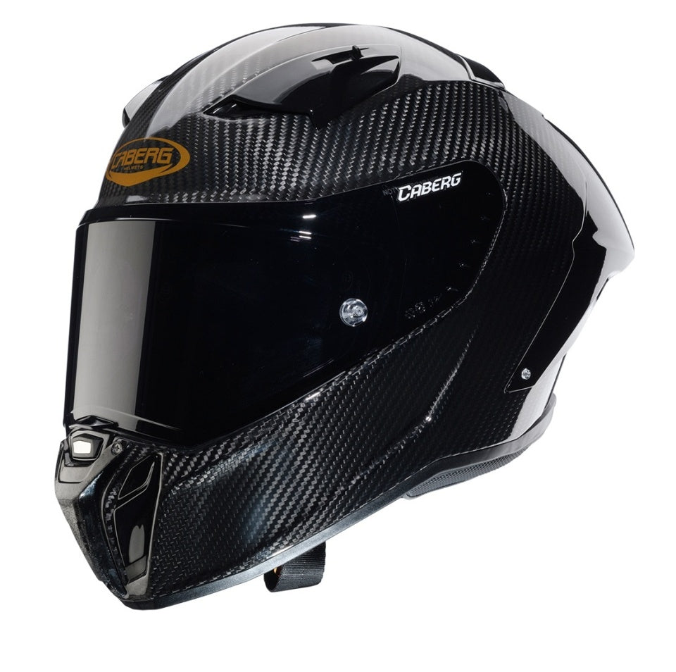 Viziera neagra (10%) casca integrala Caberg model Drift Evo II fibra sticla – Drift Evo II Carbon Pro - GP01 carbon (neomologata) - tear off ready